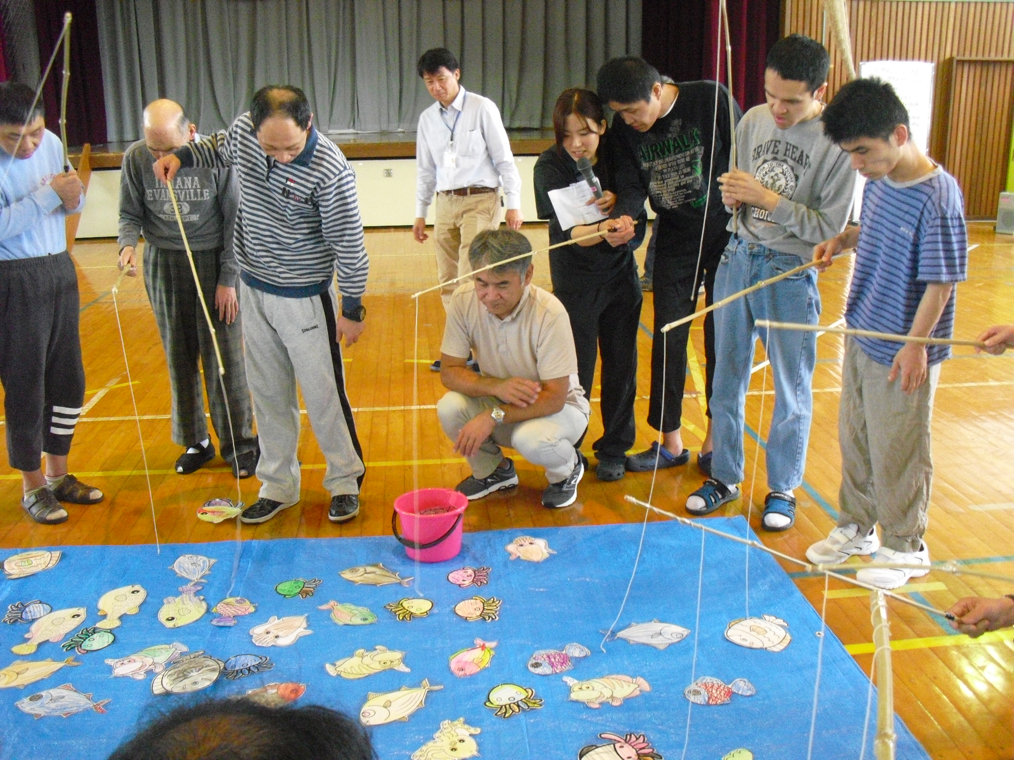 寮の行事のレクリエーション大会。